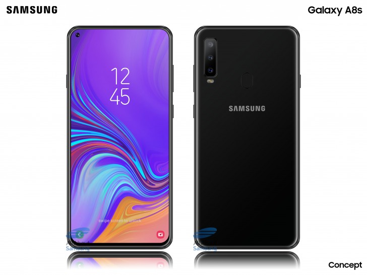 Galaxy A8s vendría sin jack de 3.5 mm