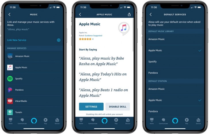 how to sync alexa with apple music