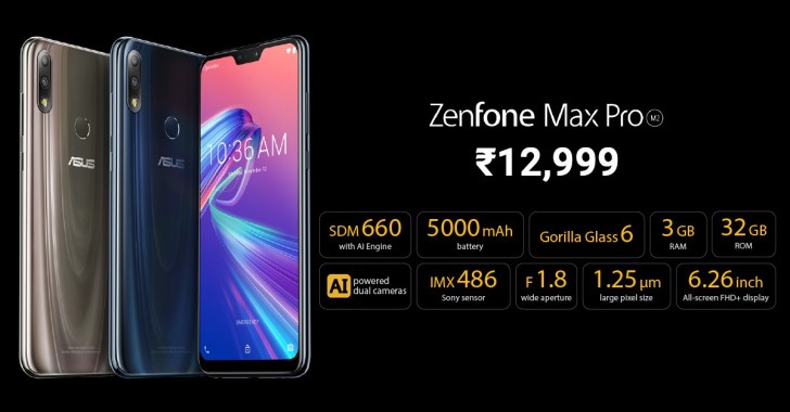 asus zenfone max m2 details