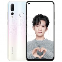 Huawei nova 4 in white/pearl and blue/purple