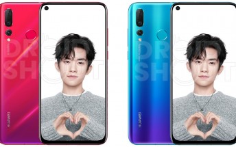Our first good look at the Huawei nova 4 in leaked official renders