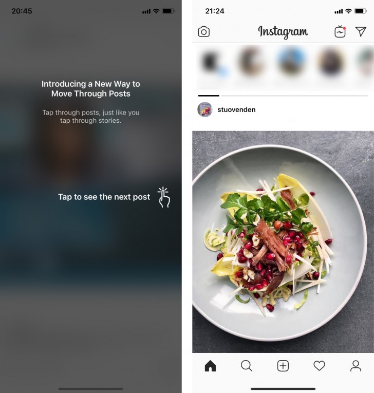 Instagram switches to sideways scrolling just in time to ruin your ...