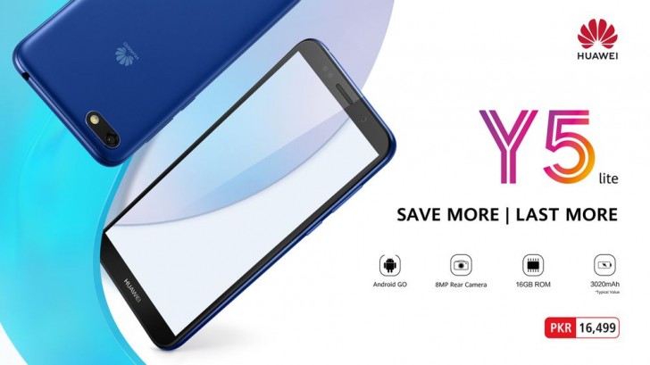 nep Rudyard Kipling Strippen Huawei unveils Y5 Lite with Android Oreo (Go Edition) on board -  GSMArena.com news