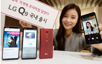LG Q9 is a G7 Fit version for South Korea, it features a Quad DAC, HDR10 screen