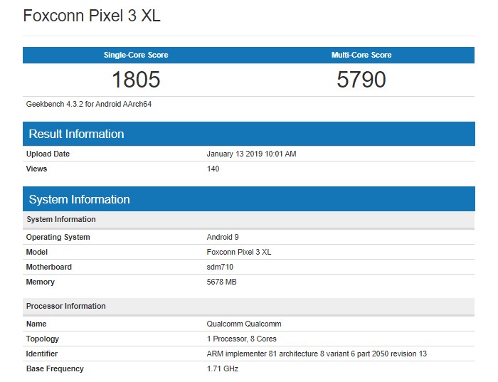 pixel 6 pro geekbench