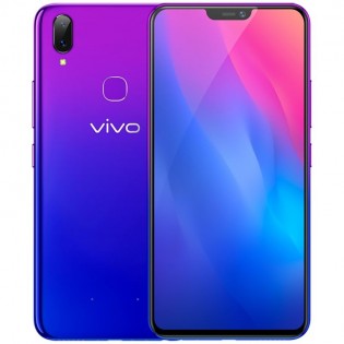 The vivo Y89 in purple and black