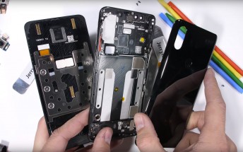 Xiaomi Mi Mix 3 teardown shows the magnets of its unique sliding mechanism