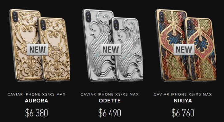 Caviar offers custom designed iPhone XS or XS Max starting at