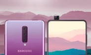 Renders show what the Galaxy A90 with a pop-up selfie camera might look like