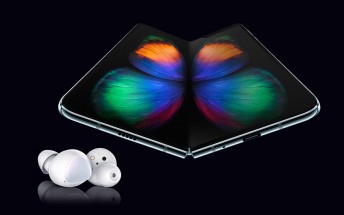 The Galaxy Fold doesn't have a 3.5mm jack, but it does have something on top