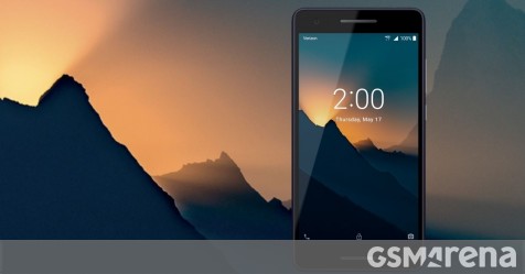 thumbnail image 2 of Nokia 2 V Android Smartphone – 5.5" Screen, 8GB, 1GB RAM, 4G LTE – Unlocked Blue Silver (New Sealed) 2 of 6