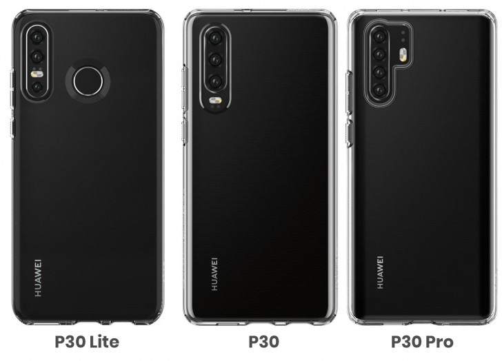 Huawei P30 Lite's design leaks through case renders, triple rear