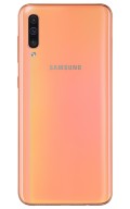 Samsung Galaxy A50 in Coral