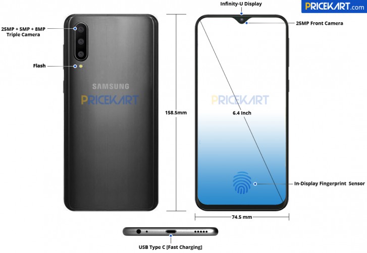 samsung galaxy a50 features