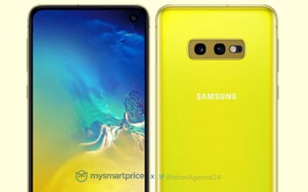 Here's our first look at the Canary Yellow Galaxy S10e