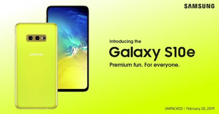 Samsung Galaxy S10e poster leaked - GSMArena.com