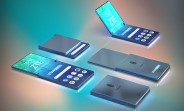 ZTE patent shows vertically foldable smartphone in the works