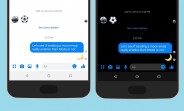 You can enable Facebook Messenger's Dark Mode with a moon emoji