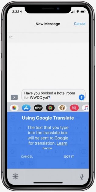 New translation features in Gboard version 1.42.0