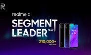 Realme 3's first flash sale sees 210K units fly off the shelves