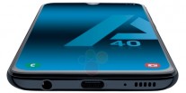 Samsung Galaxy A40 bottom side