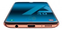 Samsung Galaxy A40 bottom side