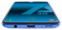 Samsung Galaxy A40 bottom side