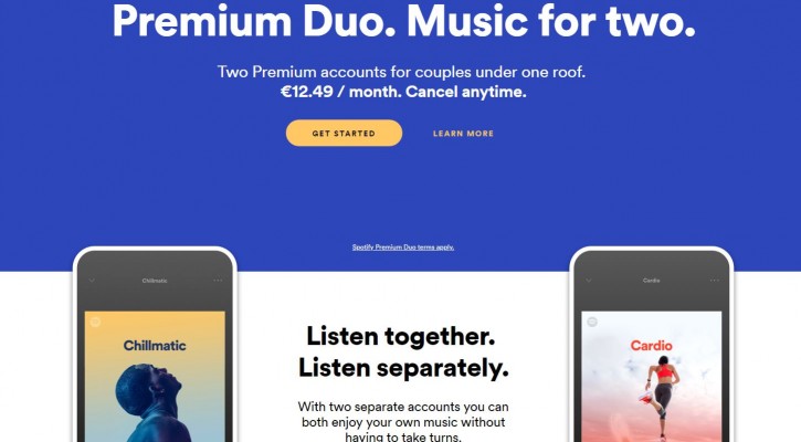 spotify duo plan