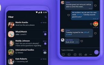 Viber gets dark mode on Android