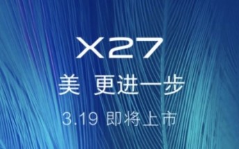 vivo X27 to launch on March 19 with a pop-up camera