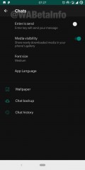 Dark Mode on WhatsApp for Android