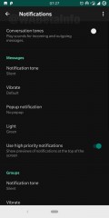 Dark Mode on WhatsApp for Android