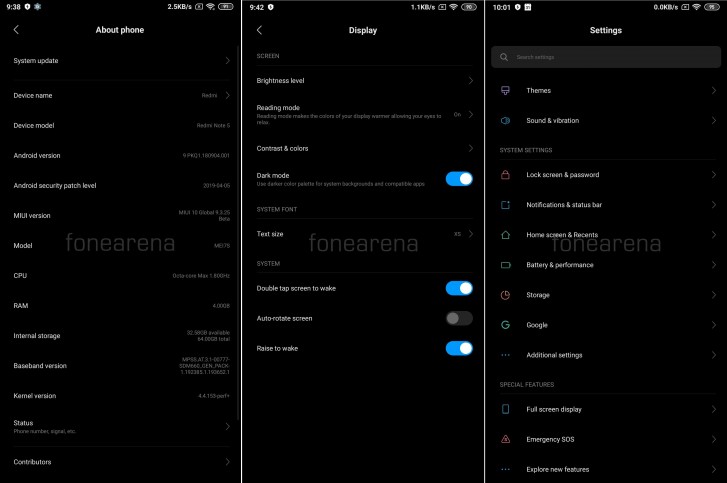 mode dark 5 theme redmi note Note Pie, gets in Pro mode beta latest 5 Redmi  system Android  dark wide news GSMArena.com