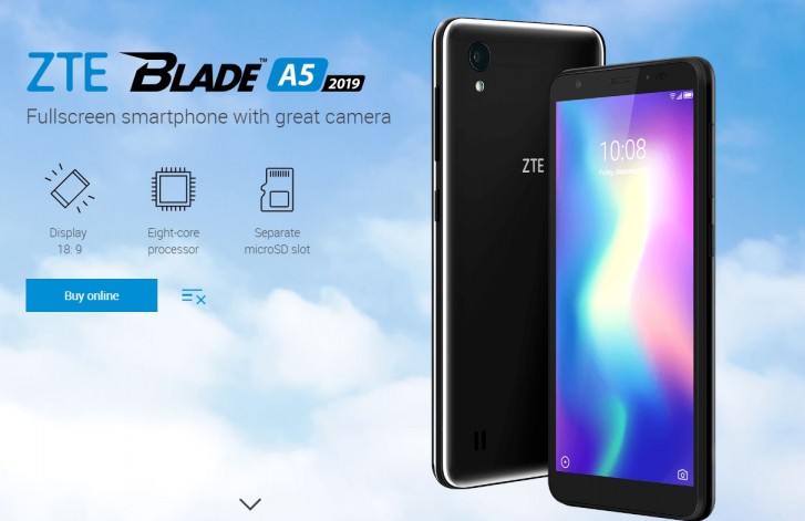 petróleo crudo detección Legibilidad ZTE Blade A5 2019 unveiled - GSMArena.com news