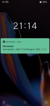 A persistent notification constantly shows air quality data on Android - News 19 04 Atmotube Pro review