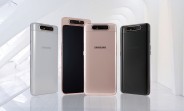 Samsung Galaxy A80 official with rotating pop-up camera for 48MP selfies