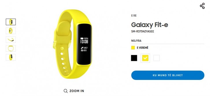 Smart band samsung hot sale galaxy fit e