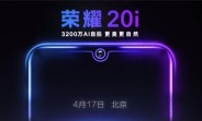 Honor 20i is coming officially on April 17