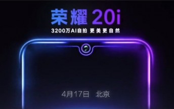 Honor 20i is coming officially on April 17