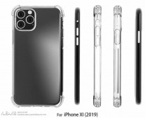 Apple iPhone XI case renders, source: SlashLeaks