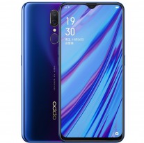 Oppo A9 in Mica Green, Ice Jade White, and Fluorite Purple colors