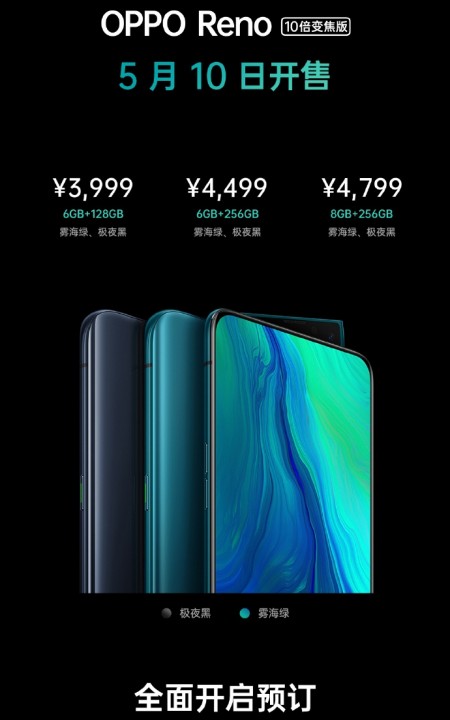 Oppo reno 10x 2024 zoom 5g gsmarena