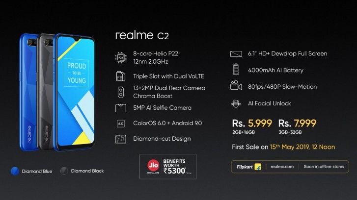 realme 2 16 may