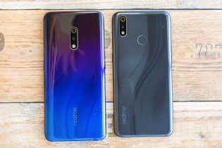 Realme X next to the Realme 3 Pro