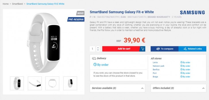 Samsung Galaxy Fit and Fit e appear for pre booking in Portugal reveal full spec sheet GSMArena news