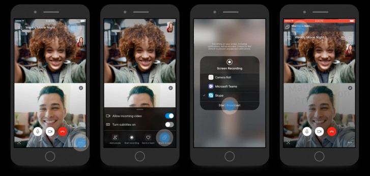 Skype adds screen sharing on iOS and Android - GSMArena ...