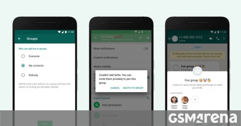 You can now control who can add you to a WhatsApp group - GSMArena.com news