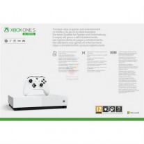 Microsoft Xbox One S All Digital box