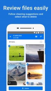 The Google Files app can share files over Wi-Fi