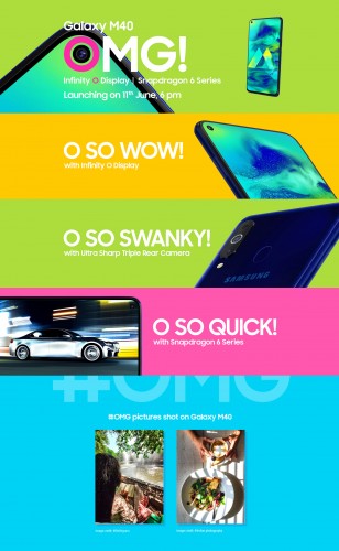 Samsung Galaxy M40 teaser
